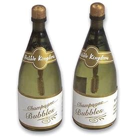 One Dozen 12 Champaign Bottle Wedding Favors Bubbles