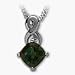 Genuine Sterling Silver Mystic Topaz Pendant with chain