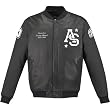 Alpinestars Team Win Men's Leather Street Bike Racing Motorcycle Jacket - Black