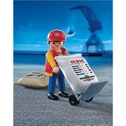 Playmobil Dock Worker with Hand Cart