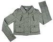 Women's Olive Vintage Military-Style Jacket