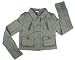 Women's Olive Vintage Military-Style Jacket