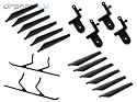 ESky Lama II V4 Helicopter Accessory Parts Kit Incl Replacement Blade Sets, Landing Skids & Grip Set