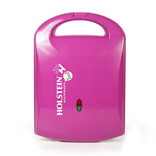 Holstein Housewares HF09031M Heart Waffle Maker, Magenta SleepyChef