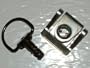 10pc - Black Dzus Fasteners with Clip on Retainers