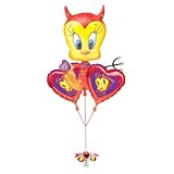 Tweety Devil Valentine Balloon