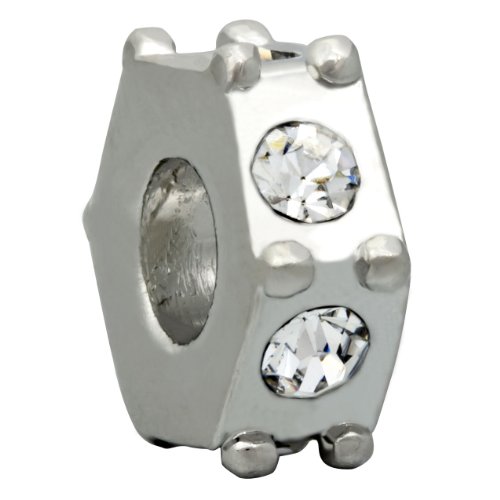 Mothers Day Gifts Soufeel Bling Crystal Silver Plated Style European Charm Beads Fit All Pandora/troll/chamilia Bracelets