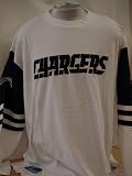 San Diego Chargers Long Sleeve Jersey (3xlarge = 54-56 Inch Chest)
