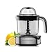 Electric Citrus Juicer 1.2 L Large Volume Pulp Control Stainless Steel Fruit Squeezer with Two Cones Powerful Motor for Grapefruit Orange Lemon by LUUKMONDE