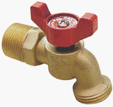 Outdoor Living : Mueller/B & K 103-053HC QuarterMaster Brass Hose Bibbs M.I.P