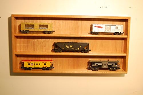 Lionel O scale trains wall hanging display case