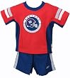 Kid`s New York Giants 2 Piece S/S Poly Short Set