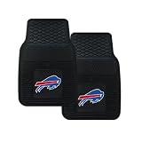 A Set of 2 NFL Universal Fit Front All-Weather Floor Mats - Buffalo Bills by Fan Mats