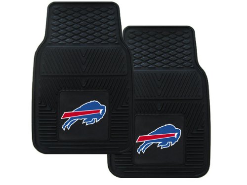 A Set of 2 NFL Universal Fit Front All-Weather Floor Mats - Buffalo Bills