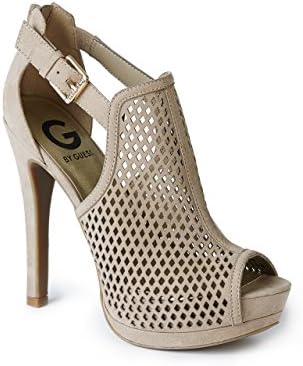 G by GUESS Women's Kellini 2 Sand Suede Platform 8 M