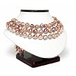 HinsonGayle Ultra-Luster Pink Free-Form Baroque Cultured Pearl Rope Necklace