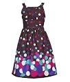 Rare Editions Girls 7-16 Multi Dot Dress