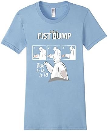 Women's HOW TO FISTBUMP! T-SHIRT Large Baby Blue
