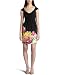 London Times Women's Waterfall Dress With Border Hem Print