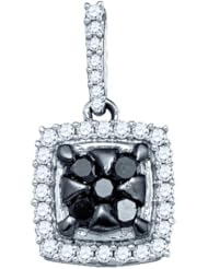 0.51CTW BLACK DIAMOND FASHION PENDANT