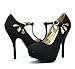 DREAM PAIRS Women's Mary-jane Close Toe Stilleto Platform Heel Pump New