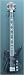B.C. Rich Handcrafted Mockingbird Supreme Bass, Transparent Black