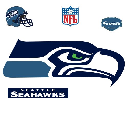 Fathead Seattle Seahawks Logo Wall Decal