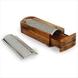 Acacia Cheese Grater and Shredder in Lacquer