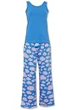 Sleepyheads Clouds Blue Wide Tank and Pant