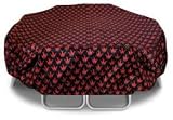 Two Dogs Designs 96-Inch Square Table and Chairs Cover, Chili Peppers