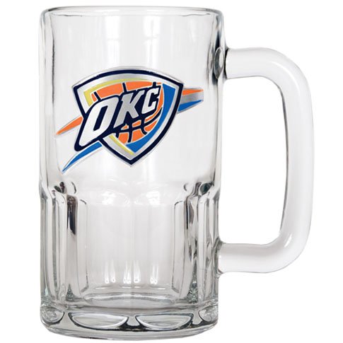 NBA Oklahoma City Thunder 20-Ounce Root Beer Style Mug - Primary Logo
