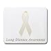 Lung Disease Awareness Ribbon Mouse Pad