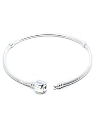 From Amazon.com. Click for details:
 Jewelry: 2 Pcs Lot European Beads Charm Bracelets Starter Master with Clasps (03. 8 Inches - Silver Plated) - JewelrieShop Jewelry: 2 Pcs Lot European Beads Charm Bracelets Starter Master with Clasps (03. 8 Inches - Silver Plated) - JewelrieShop