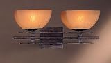 Minka Lavery Lights 6272-357 2LT Bathroom Lighting - Iron Oxide Lineage Contemporary Indoor Light
