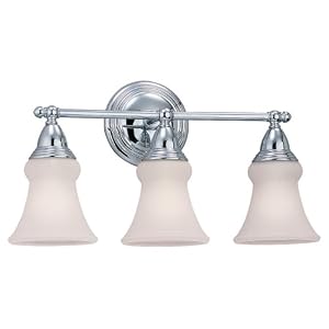 Sea Gull Lighting 40125-05 Three-Light Bath Bar, Chrome Finish by Sea Gull Lighting
