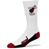 Miami Heat NBA Basketball Sports Team Logo Men's (506) Tall Calf Socks Size 10-13