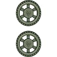 JHB Original Series Steampunk Buttons Wheel, Antique Silver Finish