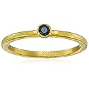 GURHAN "Skittle" Sapphire High Karat Gold Stacking Ring , Size 6.5