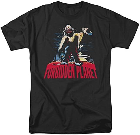 FORBIDDEN PLANET/ROBBY AND WOMAN - S/S Mens 18/1 - BLACK - XL