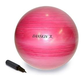Buy Danskin 65cm Swirl Exercise Ball with DVD