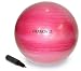 Danskin 65cm Swirl Exercise Ball with DVD