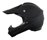 Vega Viper Solid Flat Black Large Off-Road Helmet
