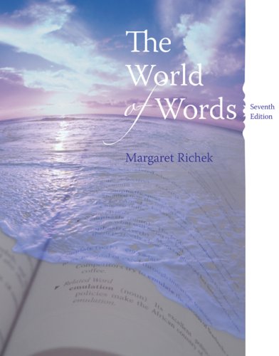 The World of Words: Vocabulary for College Success