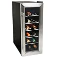 EdgeStar 12 Bottle Slim-Fit Wine Cooler - Stainless Steel Trim Door