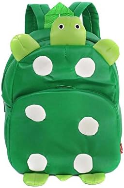 AIIGOU Toddler Leather Satchel Animal Fruit Cartoon Backpack 13 Styles - Tortoise pattern