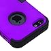 MYBAT IPHONE5HPCTUFFSO012NP Premium TUFF Case for iPhone 5 - 1 Pack - Retail Packaging - Grape/Black