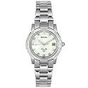 Bulova Women's Marine Star Diamond Bezel Watch #96R42