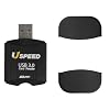 Uspeed USB 3.0 Lettore schede di Memoria Card Reader SDXC, SDHC, SD, MMC, RS-MMC, TF(Micro SDXC, Micro SD, Micro SDHC), support UHS-I