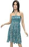 Charming Looking Allover Printed Halter Boob Backless Tube Dress Tunic XMas Christmas Gift