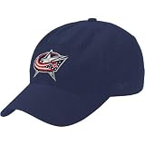 Reebok Columbus Blue Jackets Navy Blue Face Off Slouch Flex Fit Hat